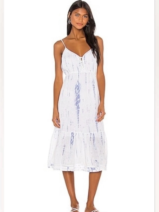 Rails Dresses & Skirts - Rails Delilah Cloud Tie-Dye Midi Sundress linen blend size M